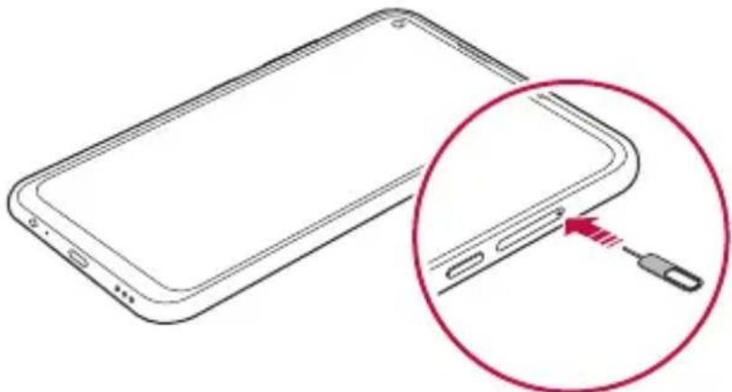 LG LMK510EMW - Instalación de la tarjeta SIM - 2