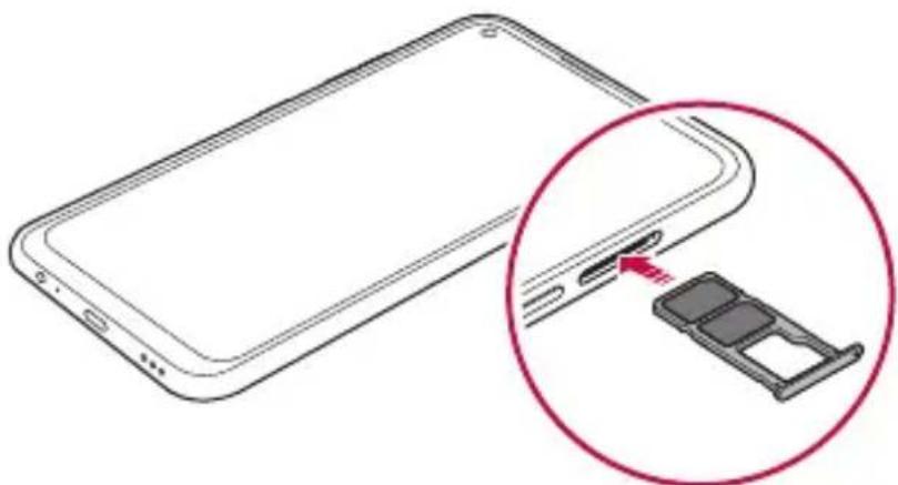 LG LMK510EMW - Instalarea cartelei SIM - 5
