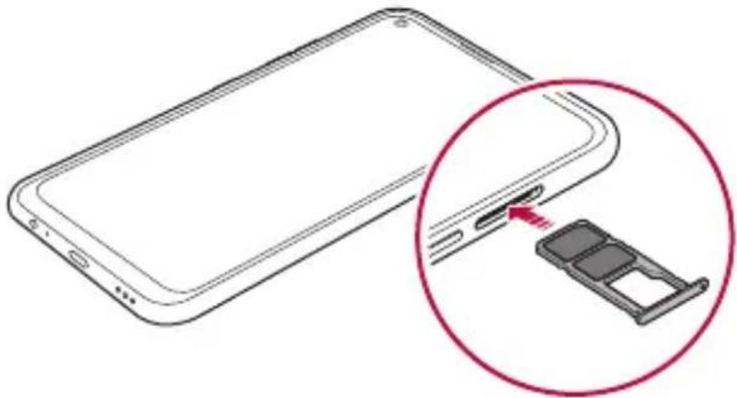 LG LMK510EMW - Installing the SIM card - 5