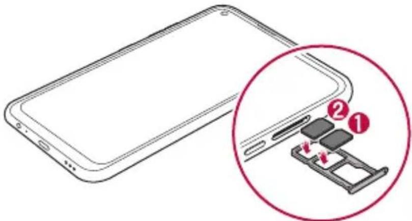 LG LMK510EMW - Wkładanie karty SIM - 4
