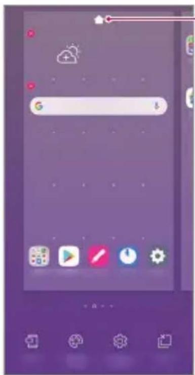 LG LMK510EMW - Editing the Home screen - 1