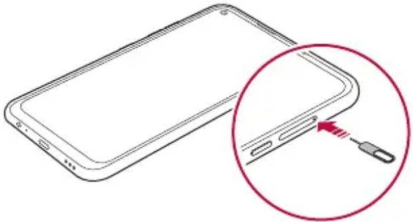 LG LMK510EMW - Wkładanie karty SIM - 2