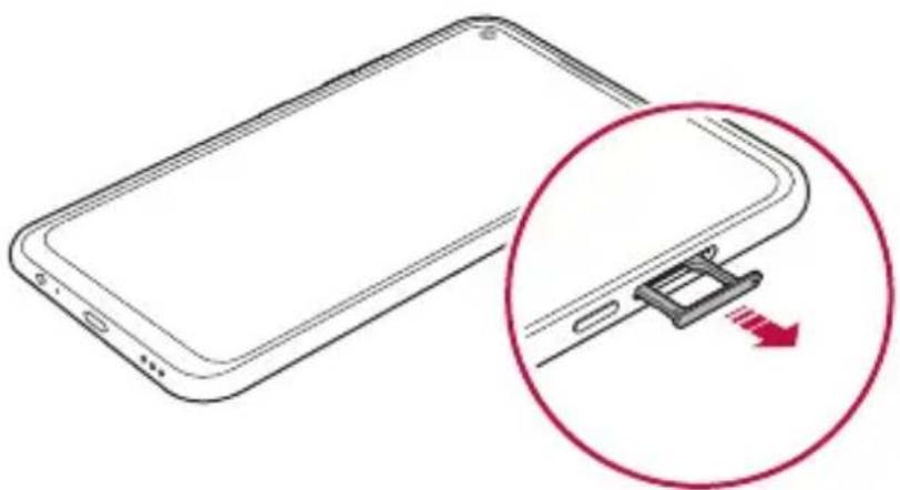 LG LMK510EMW - Instalarea cartelei SIM - 3