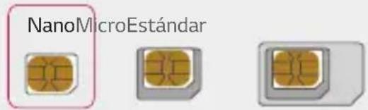 LG LMK510EMW - Instalación de la tarjeta SIM - 6