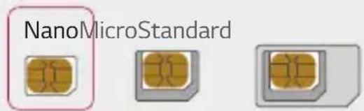 LG LMK510EMW - Installing the SIM card - 7