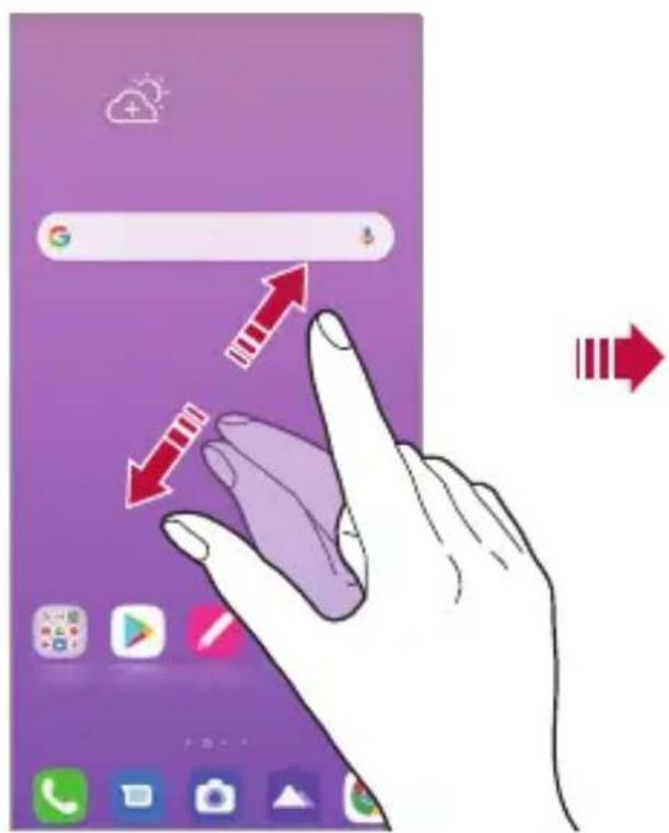 LG LMK510EMW - Editarea ecranului de pornire - 3