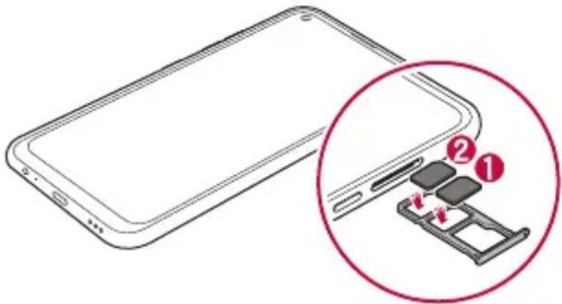 LG LMK510EMW - Installing the SIM card - 4