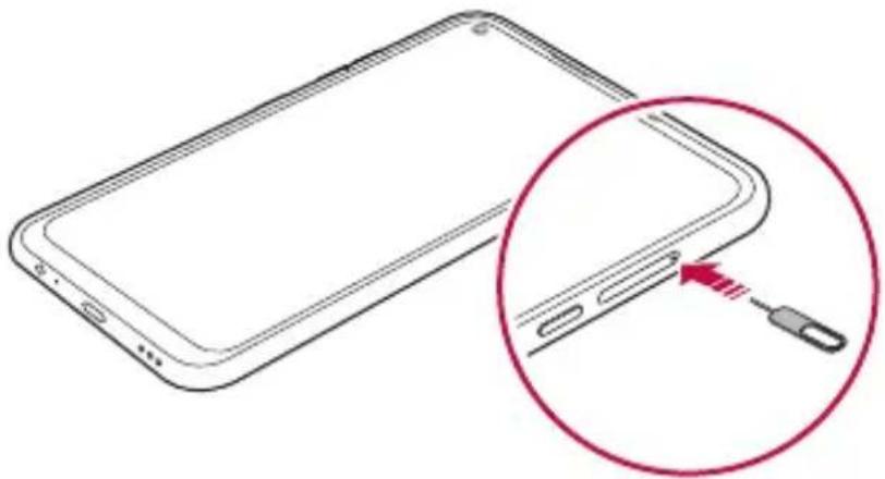 LG LMK510EMW - Instalarea cartelei SIM - 2