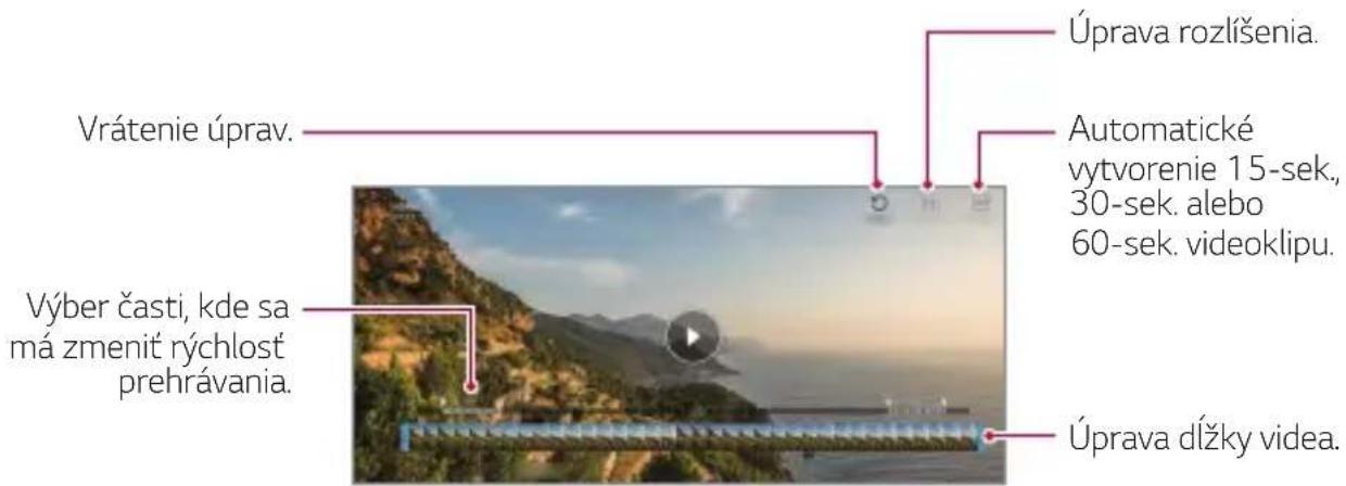 LG LMK510EMW - Upravovanie videí - 1