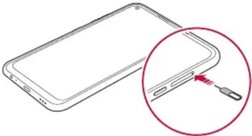 LG LMK510EMW - Installing the SIM card - 2