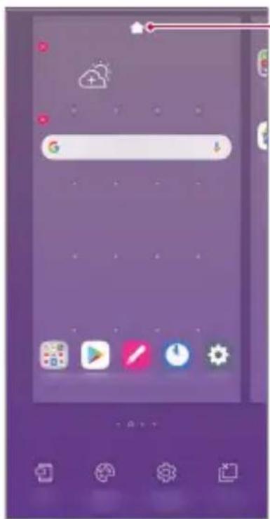 LG LMK510EMW - Editarea ecranului de pornire - 1