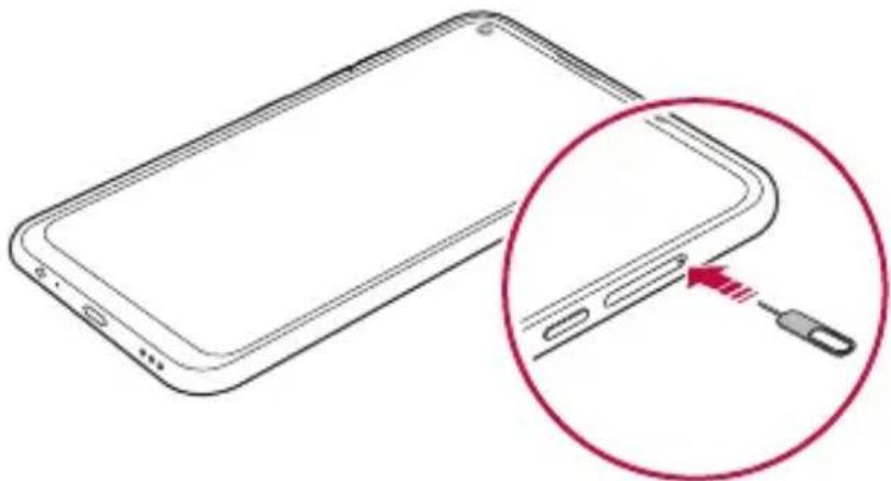 LG LMK510EMW - Installation de la carte SIM - 2