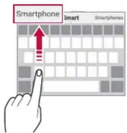 LG LMK510EMW - Suggesting words - 1