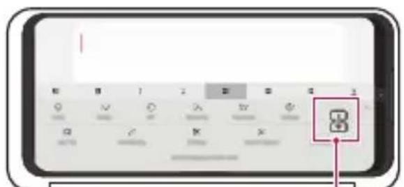 LG LMG910EMW - Utilizzo della doppia tastiera sul dual screen - 1