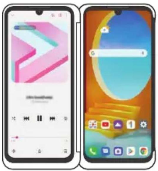 LG LMG910EMW - Moving between App Screens on Dual Screen - 6