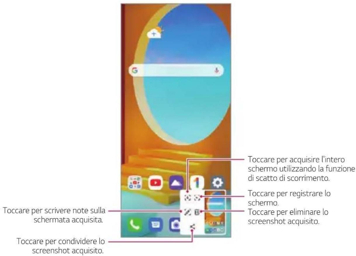 LG LMG910EMW - Funzioni aggiuntive dopo aver acquisito uno screenshot - 1