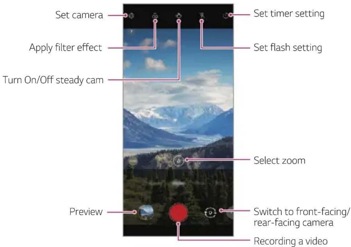 LG LMG910EMW - Recording a video - 1