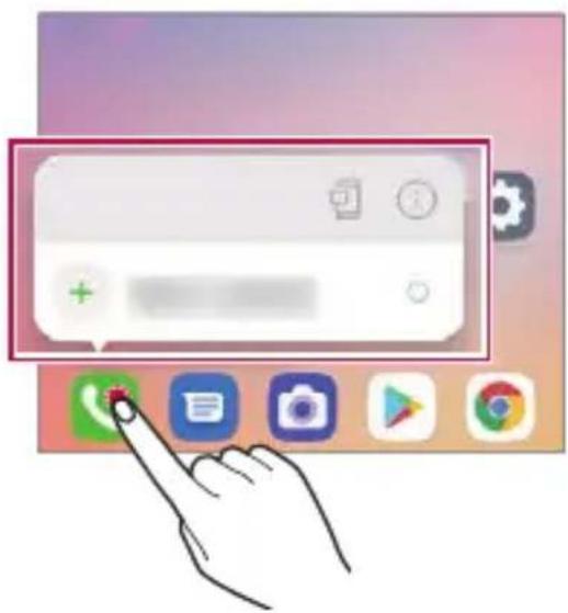 LG LMG910EMW - Scorciatoie applicazioni - 1
