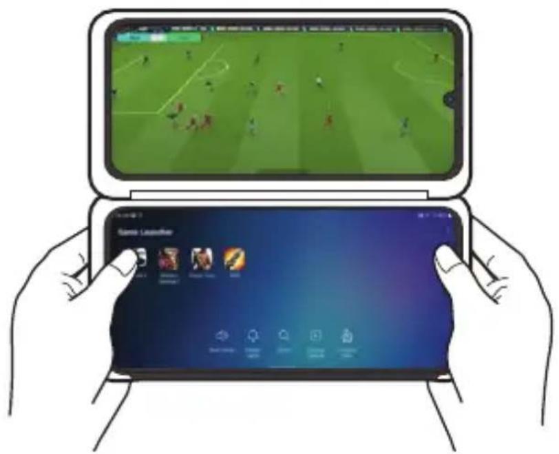 LG LMG910EMW - Aprire il gioco sul Dual Screen. - 1