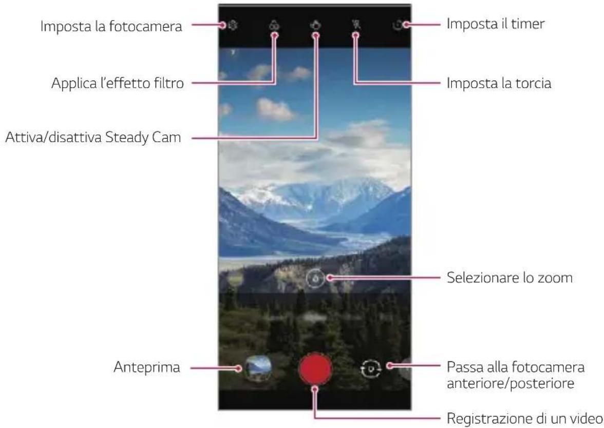 LG LMG910EMW - Registrazione di un video - 1