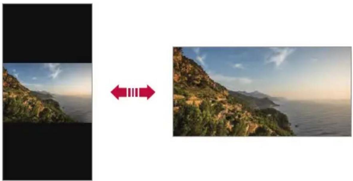 LG LMG910EMW - Switching the screen orientation - 1