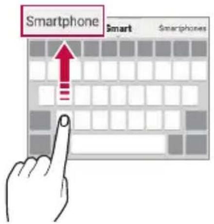 LG LMG910EMW - Suggestion de mots - 1