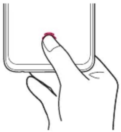 LG LMG910EMW - Registering fingerprints - 3