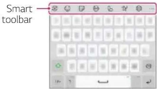 LG LMG910EMW - Using the Smart toolbar - 1