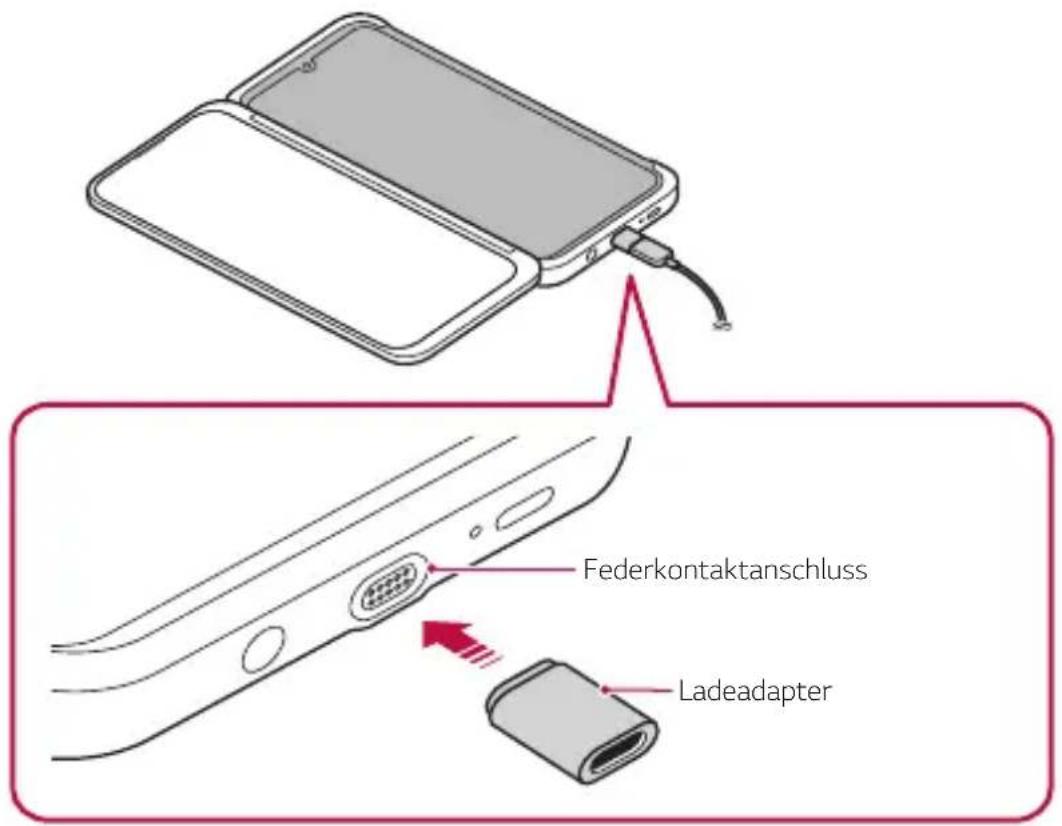 LG LMG910EMW - Ladeadapter verwenden - 1