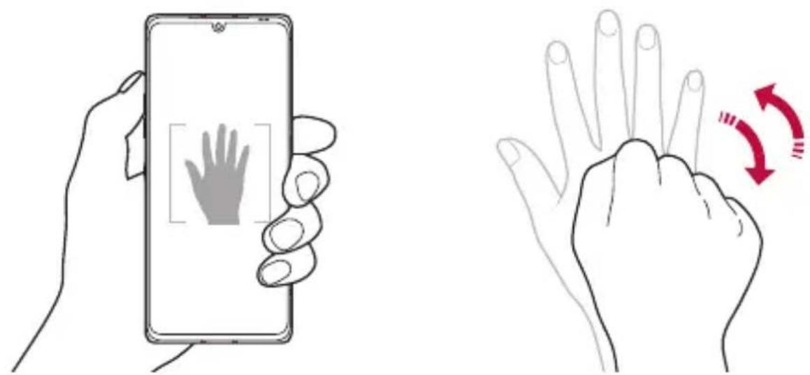 LG LMG910EMW - Gesture Shot - 1