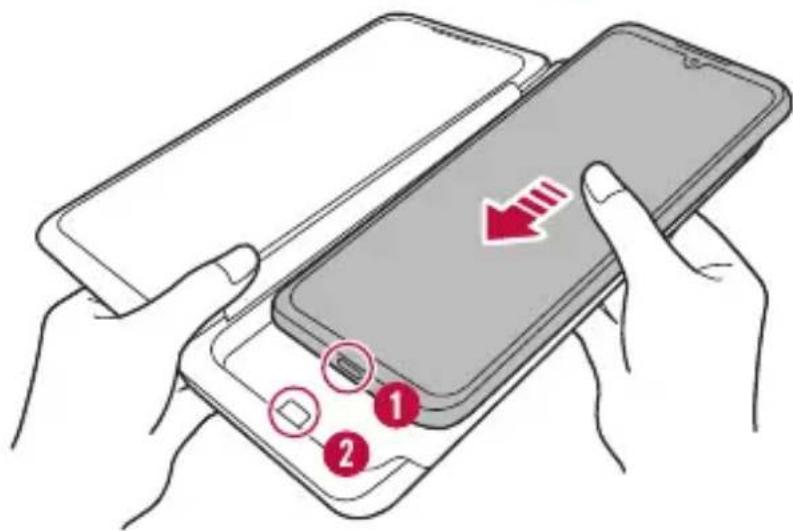 LG LMG910EMW - Collegamento del telefono al Dual Screen - 2
