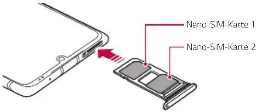 LG LMG910EMW - SIM-Karte einlegen - 5