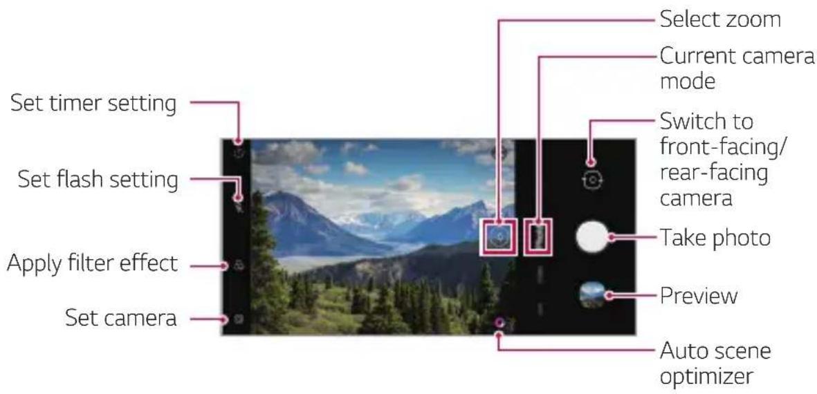LG LMG910EMW - Tap to take a photo. - 1