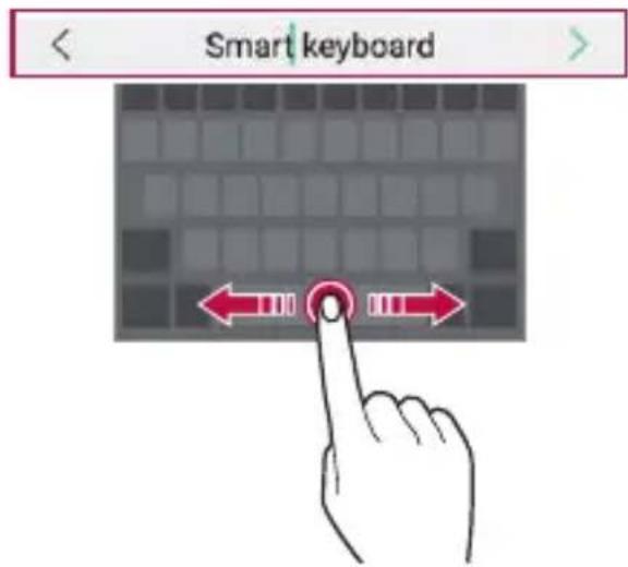 LG LMG910EMW - Cursor verplaatsen - 1