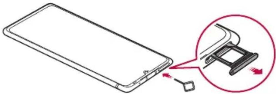 LG LMG910EMW - Installation de la carte SIM - 3
