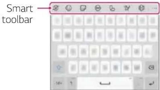 LG LMG900EM - Using the Smart toolbar - 1