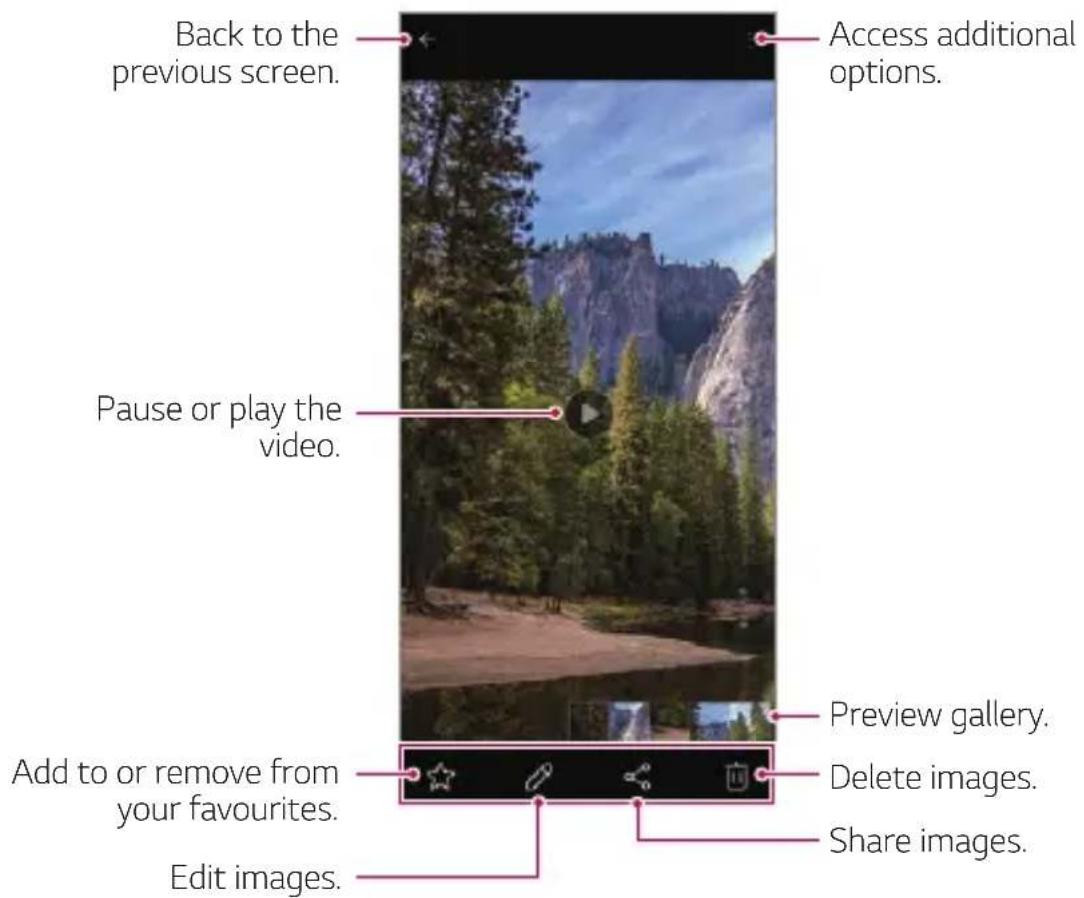 LG LMG900EM - Playing a video - 1