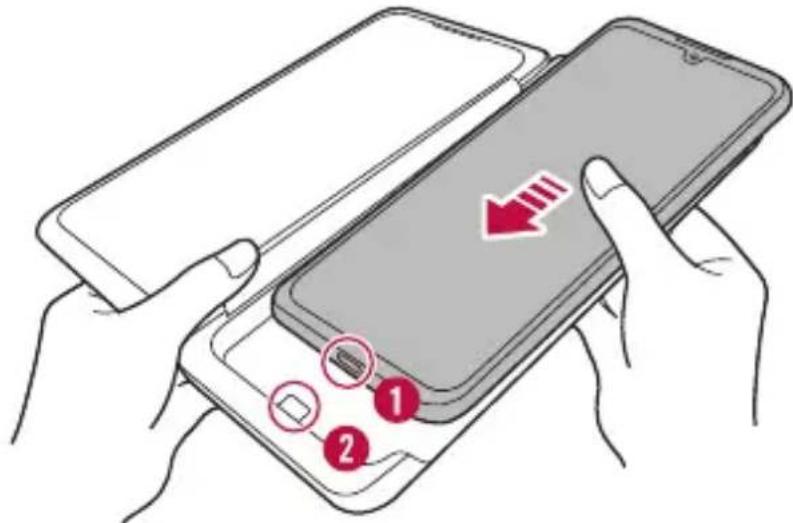 LG LMG900EM - Brancher le téléphone au Dual Screen - 2