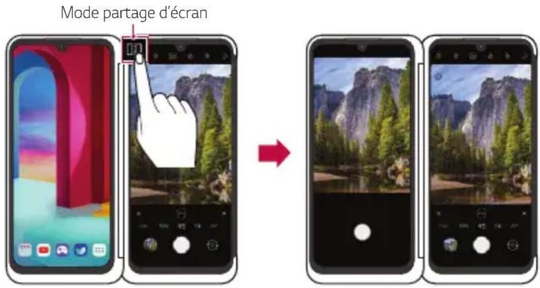 LG LMG900EM - Utiliser le Mode partage d'écran sur Dual Screen - 1
