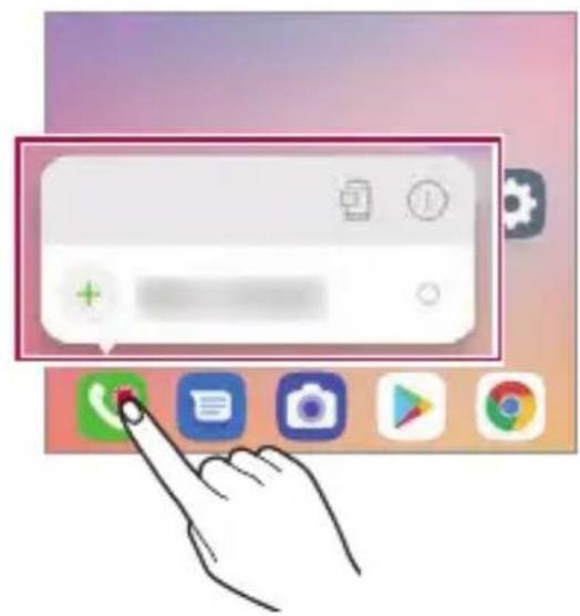 LG LMG900EM - Raccourcis des applications - 1