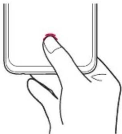 LG LMG900EM - Registering fingerprints - 3
