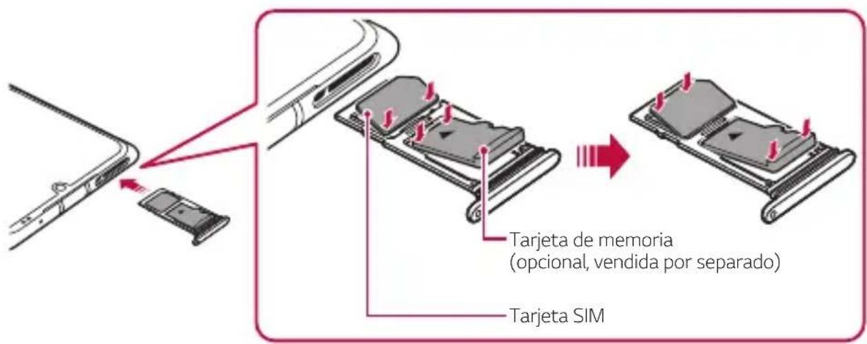 LG LMG900EM - Inserción de la tarjeta de memoria - 1