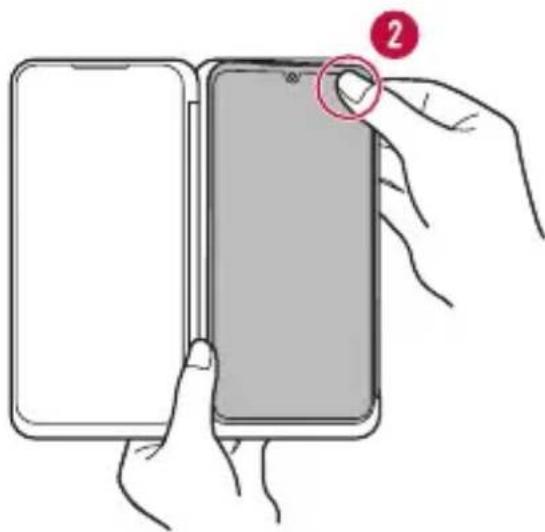 LG LMG900EM - Scoaterea Telefonului din Ecranul dublu - 3