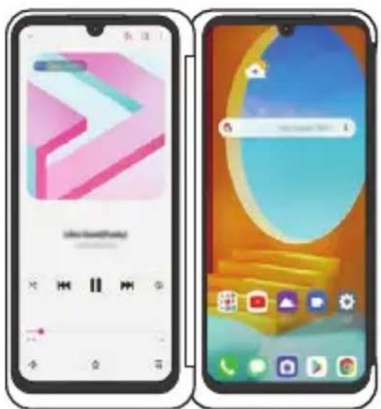 LG LMG900EM - Se déplacer entre les écrons d'application sur le Dual Screen - 6