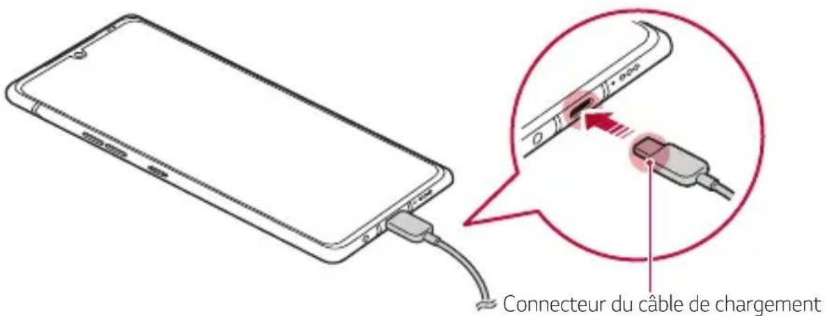 LG LMG900EM - Chargement de la batterie - 1