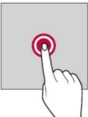 LG LMG900EM - Touching and holding - 1