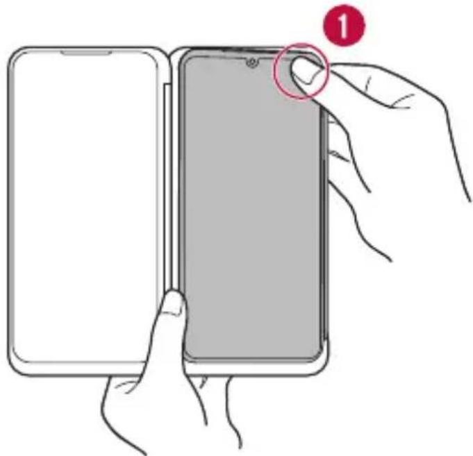 LG LMG900EM - Conectarea Telefonului la Ecranul dublu - 3
