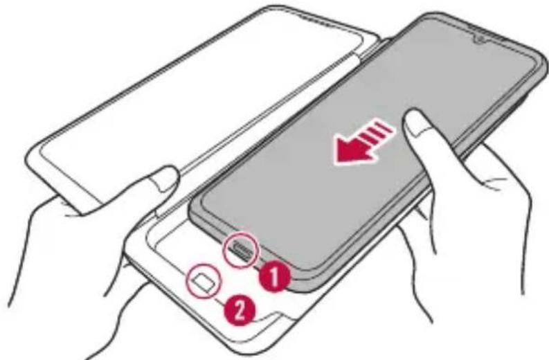 LG LMG900EM - Conectarea Telefonului la Ecranul dublu - 2
