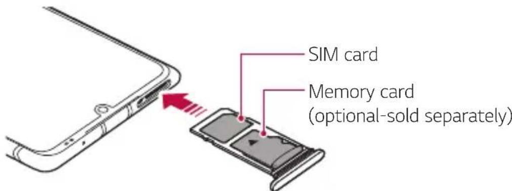 LG LMG900EM - Installing the SIM card - 5