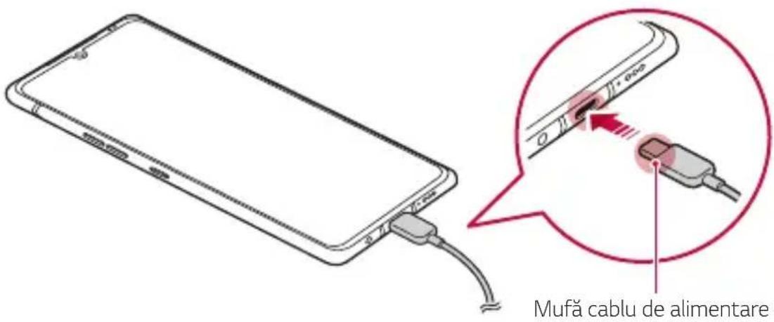 LG LMG900EM - Incarcarea bateriei - 1